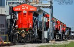 CN ET44AC Units 3294, 3295 and 3293